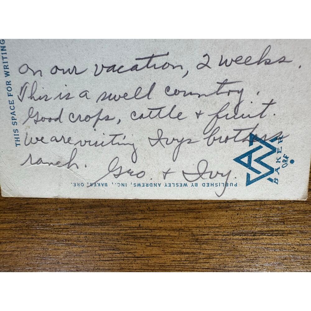 Vintage 1929 Commercial Street Salem Oregon Linen Postcard Posted - Picture 6 of 9